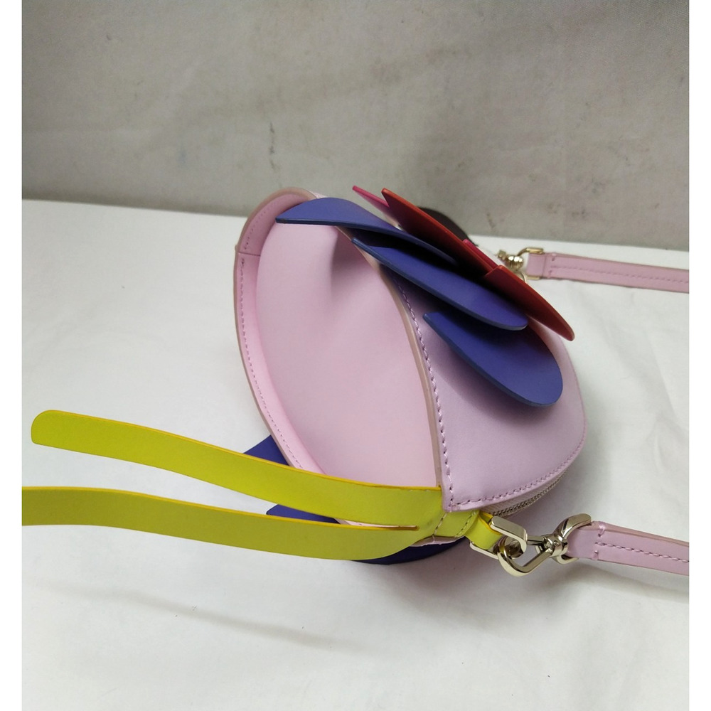 Kate Spade New York Flock Party Multicolor Parrot Leather Zipper Crossbody Bag - Picture 10 of 16